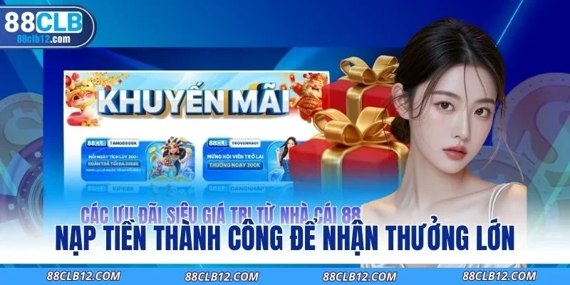Nạp tiền thành công để nhận thưởng lớn